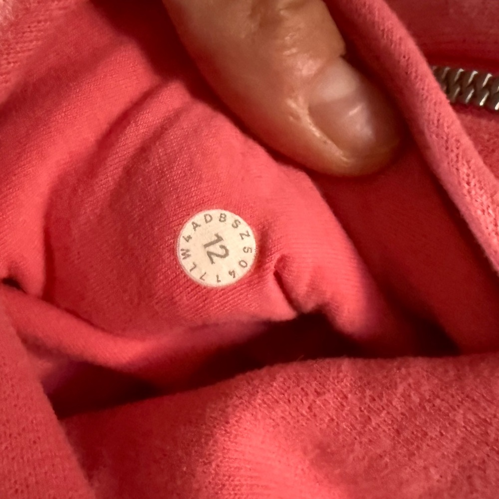 Lululemon Scuba Hoodie *Light Cotton Fleece Flash Light Tone Size 12 MSRP $128 - Picture 6 of 6